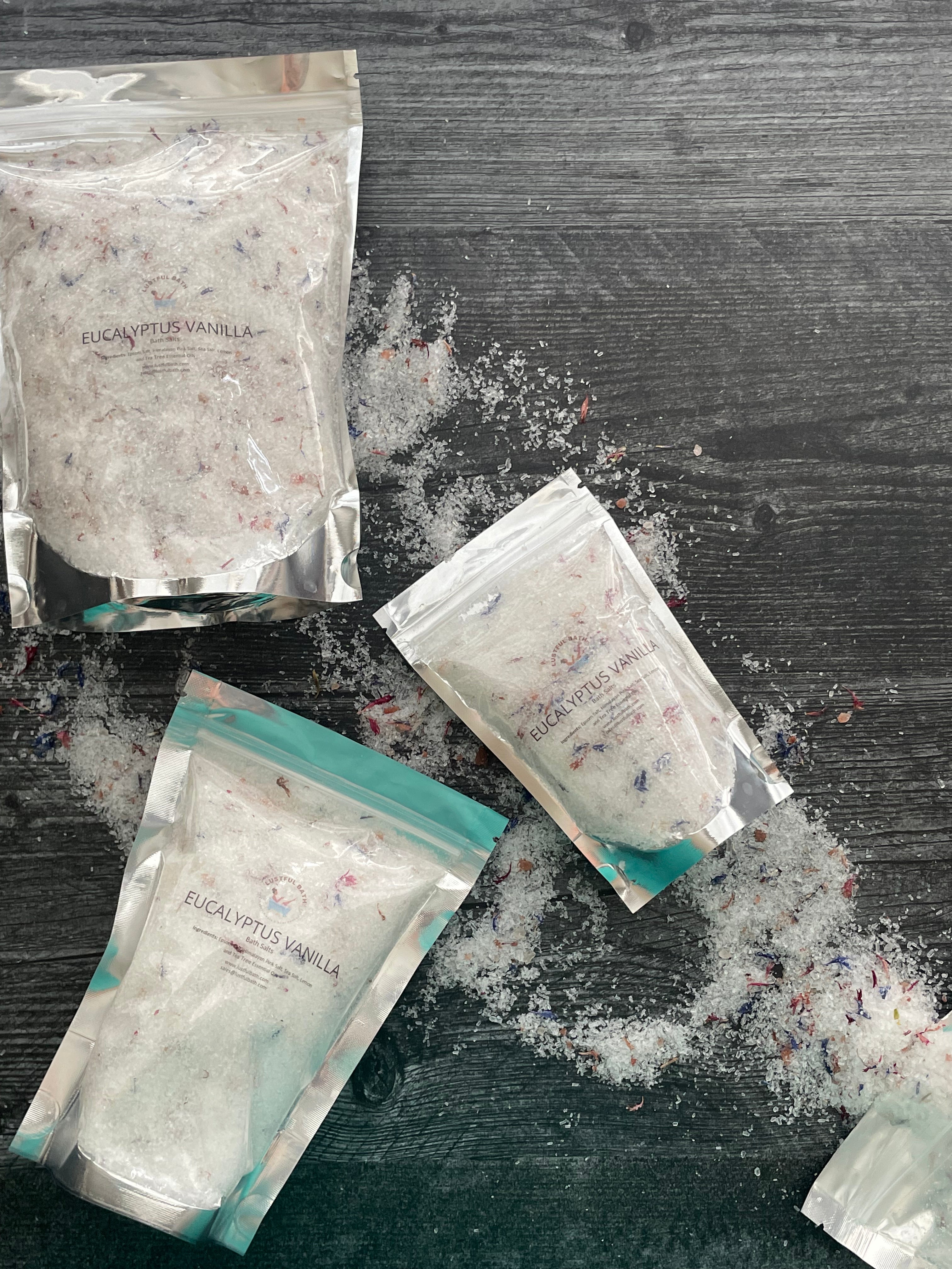 EUCALYPTUS VANILLA BATH SALT Lustful Bath, LLC