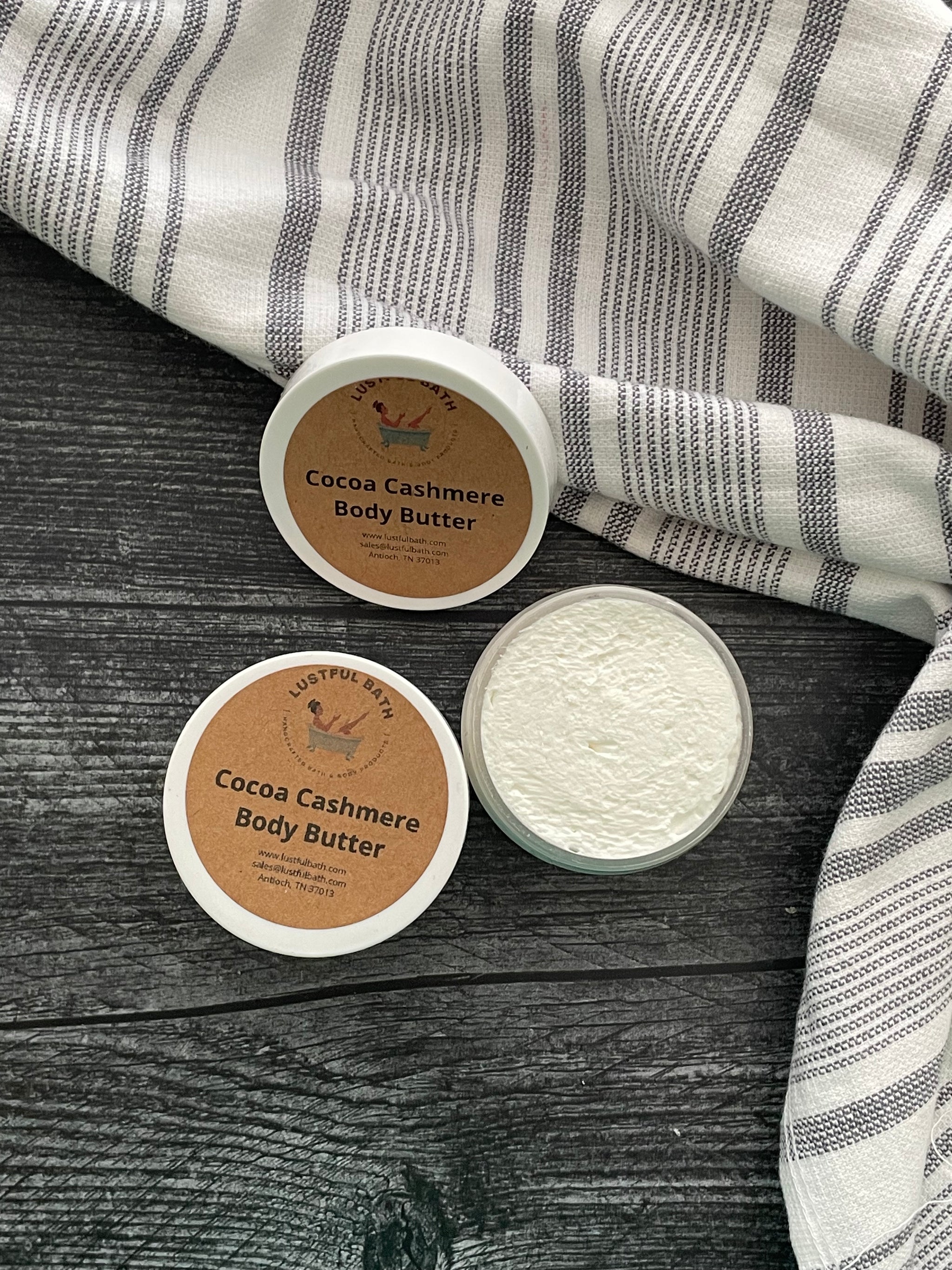 COCOA CASHMERE BODY BUTTER – Lustful Bath, LLC